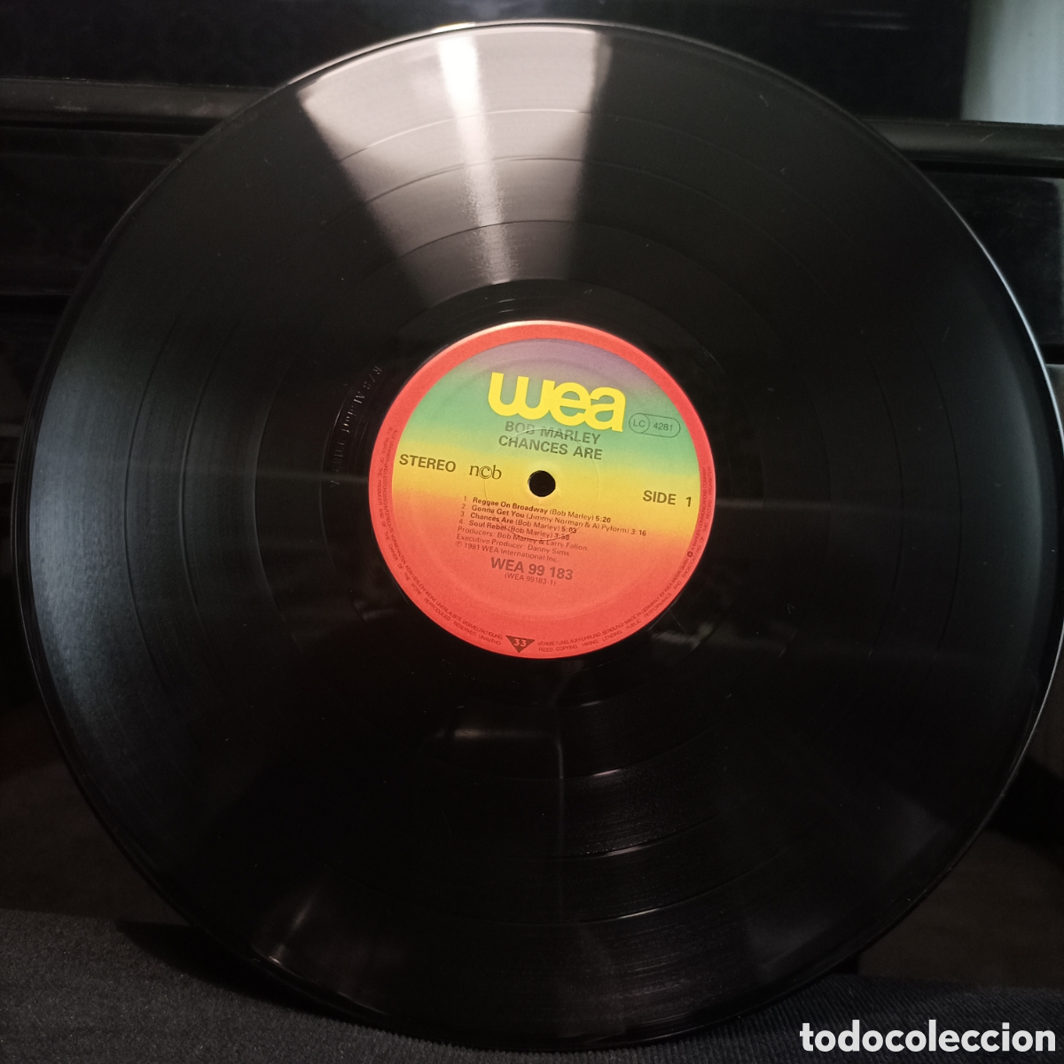 Discos de vinilo: Bob Marley - Chances Are 1981 Escandinavia - Foto 3