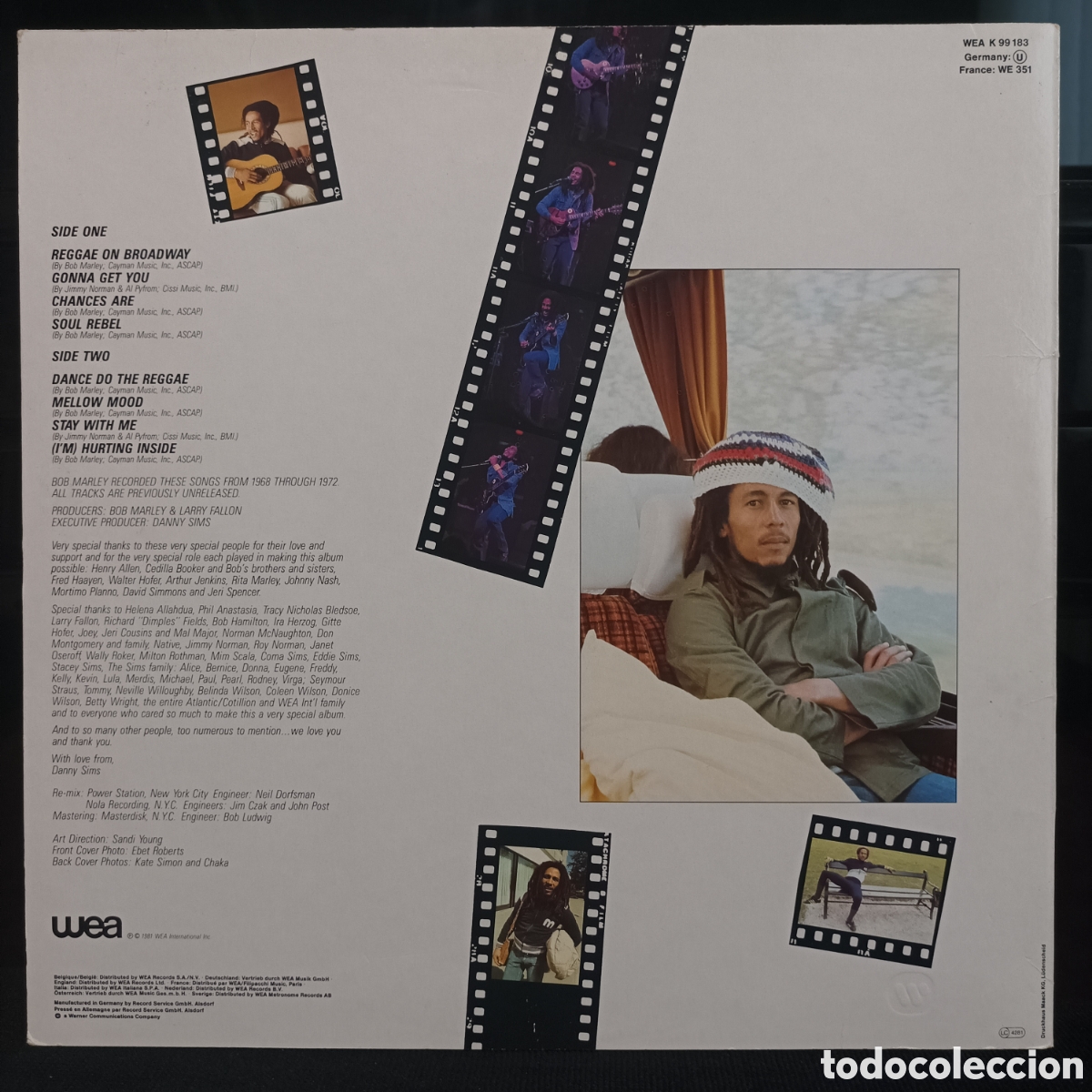 Discos de vinilo: Bob Marley - Chances Are 1981 Escandinavia - Foto 2