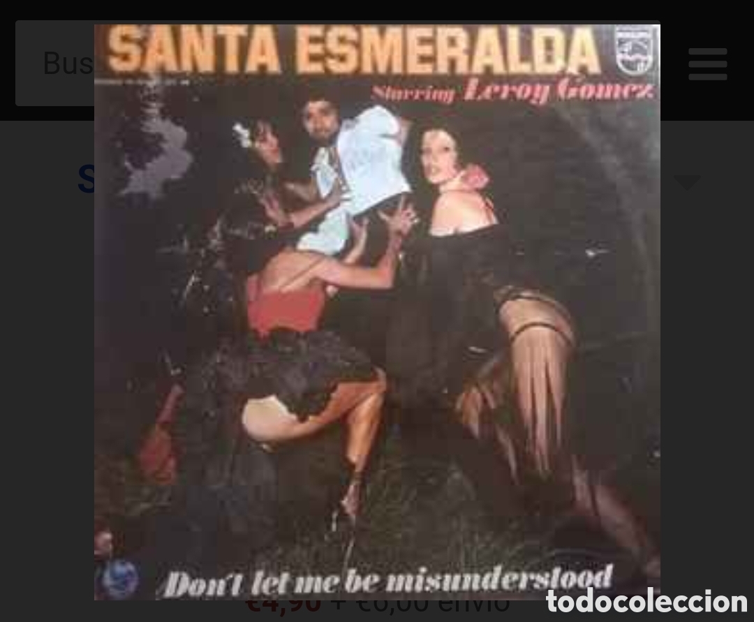 Discos de vinilo: Santa Esmeralda&nbsp;&lrm;&ndash;&nbsp;Dont Let Me Be Misunderstood - Foto 1