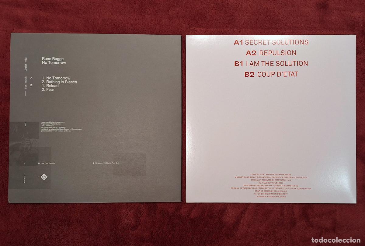 Discos de vinilo: Lote de 2 discos de vinilo de Rune Bagge [Techno] - Foto 2