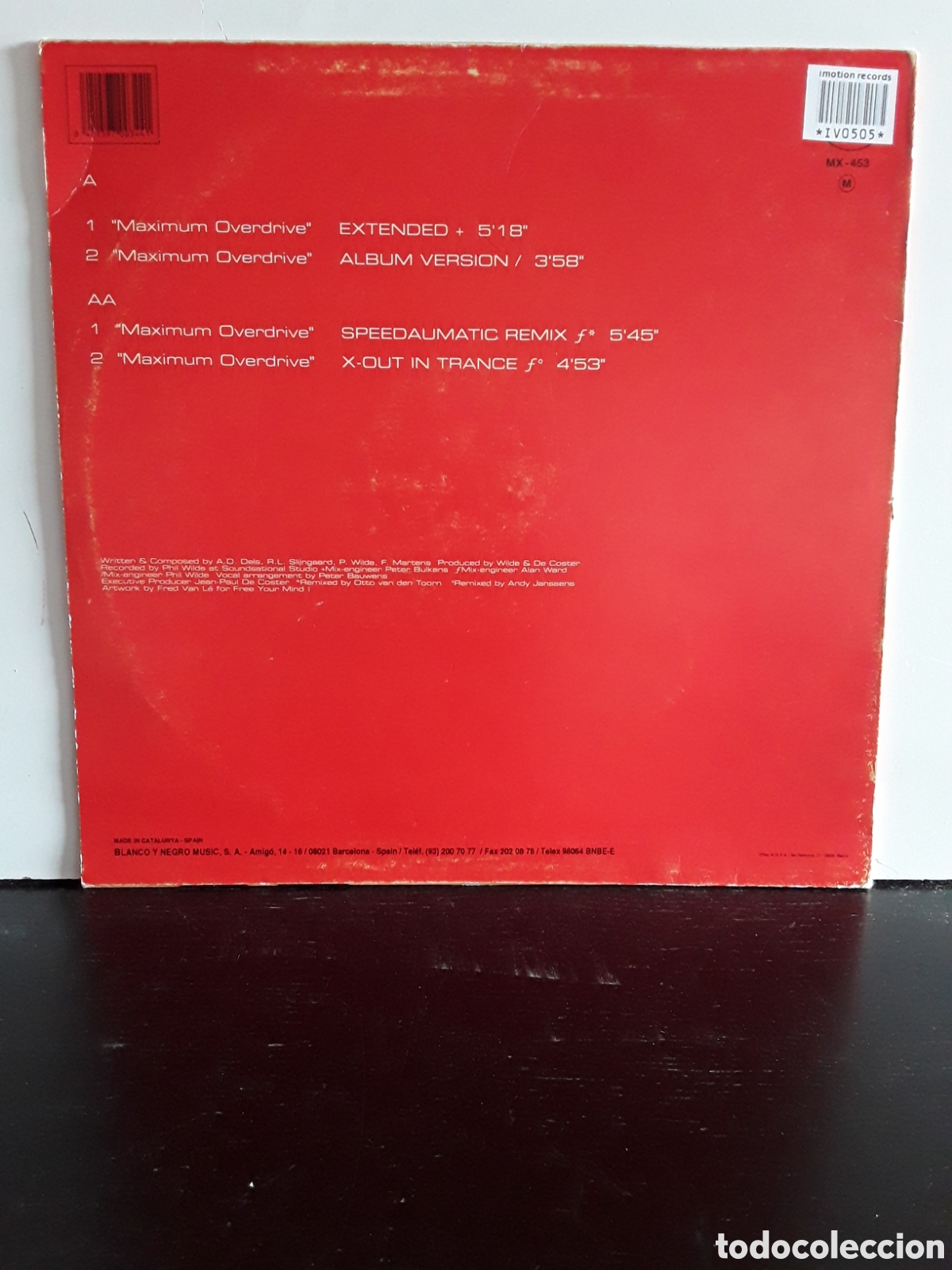 Discos de vinilo: 2 Unlimited &lrm;&ndash; Maximum Overdrive - Foto 2