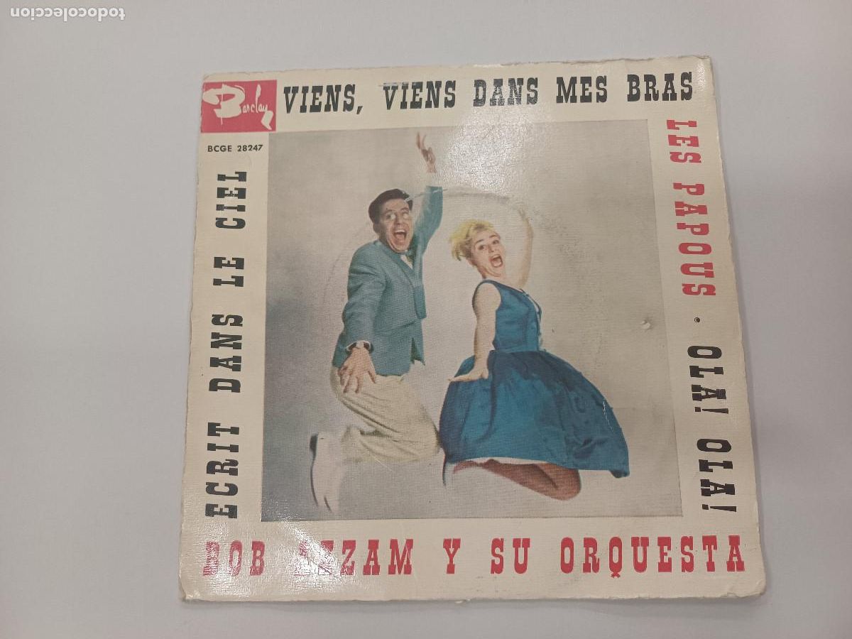 Discos de vinilo: BOB AZZAM Y SU ORQUESTA/VIENS/SINGLE. - Foto 1