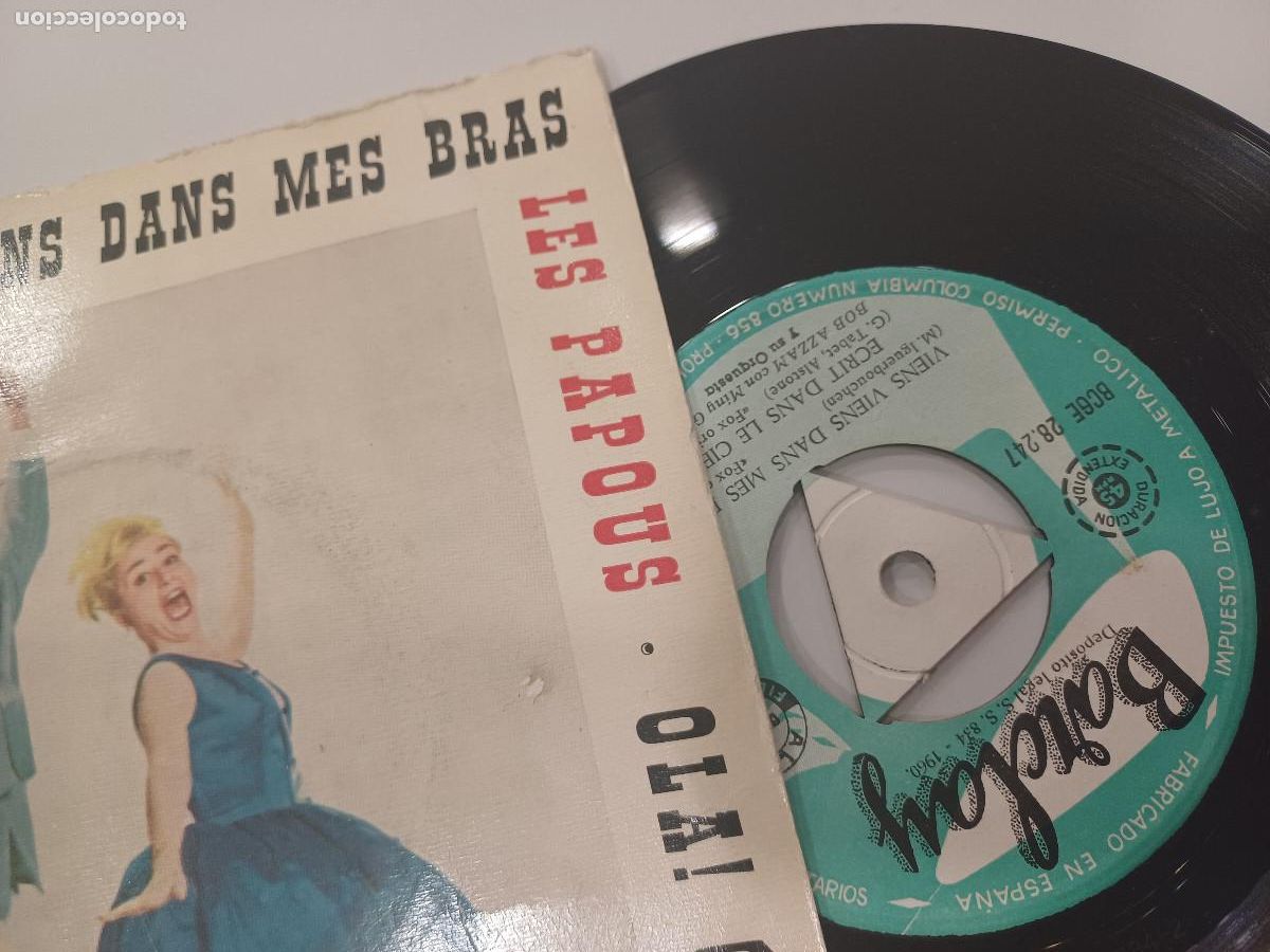 Discos de vinilo: BOB AZZAM Y SU ORQUESTA/VIENS/SINGLE. - Foto 2