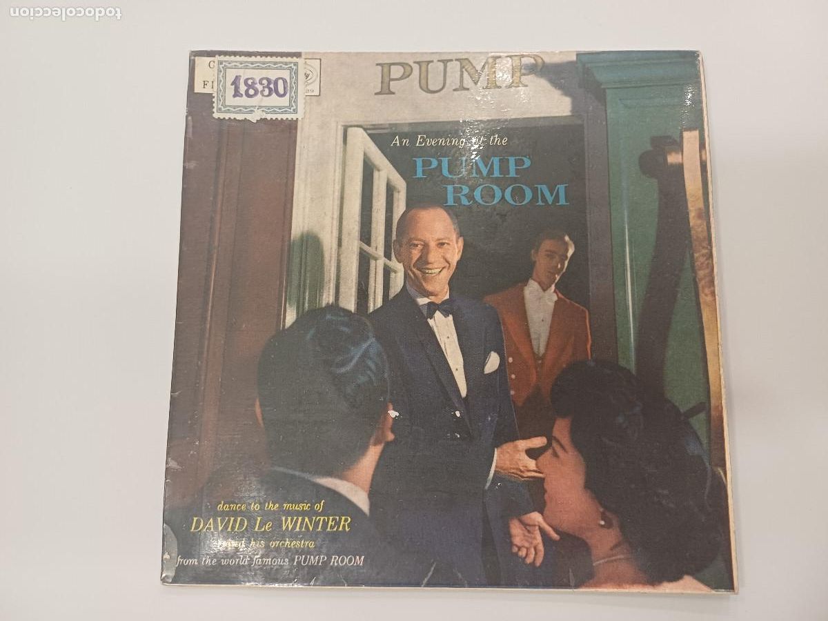 Discos de vinilo: DAVID LE WINTER Y SU ORQUESTA/PUMP ROOM/SINGLE. - Foto 1