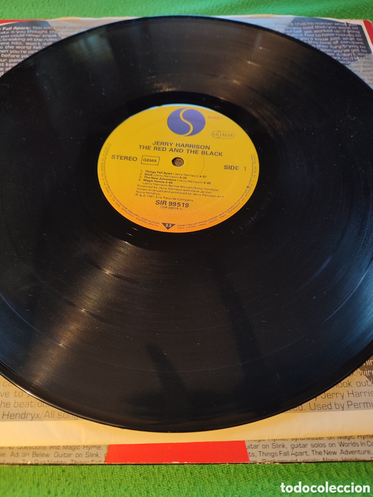 Discos de vinilo: Jerry Harrison - The red and The black - Foto 3