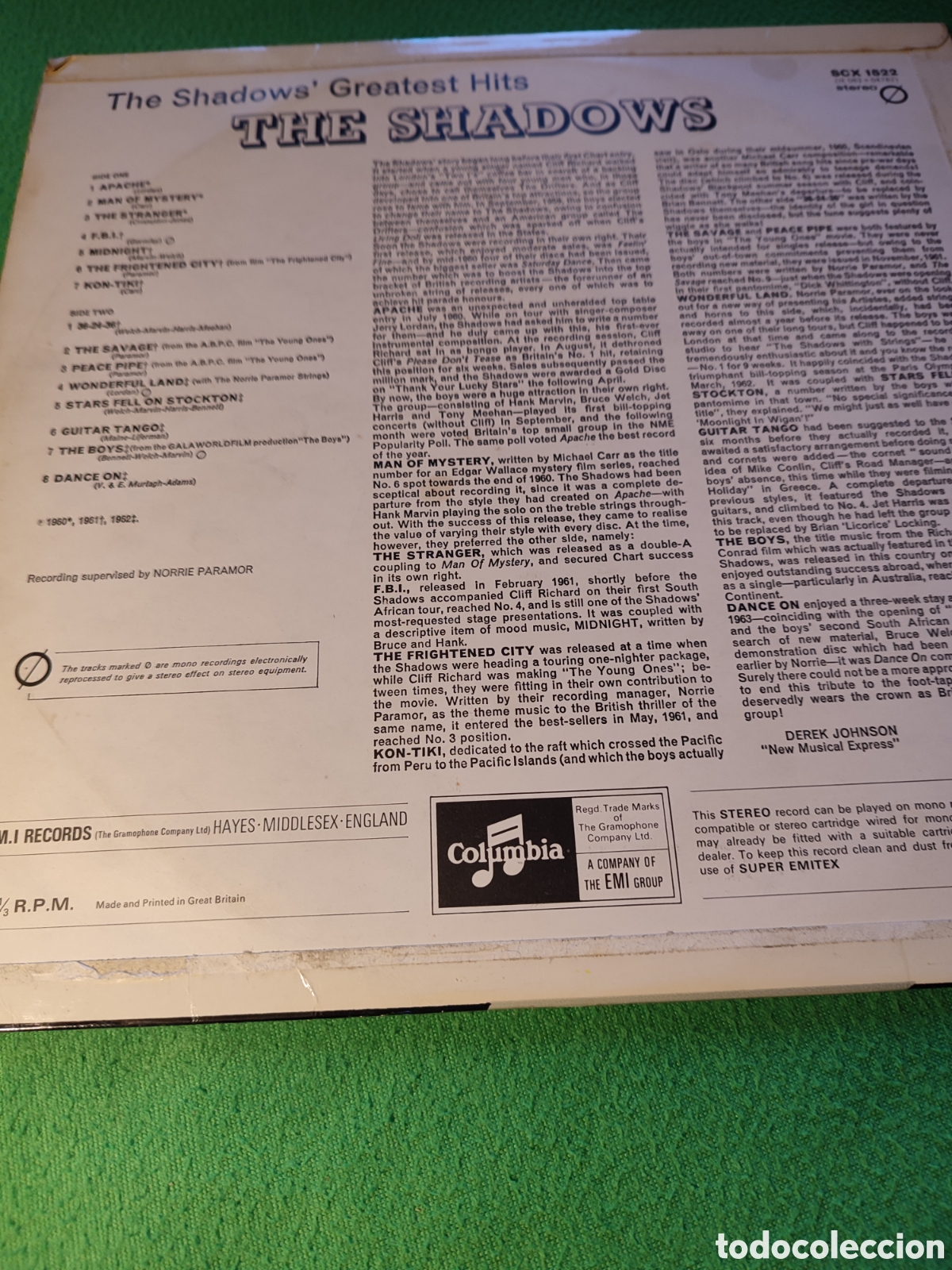Discos de vinilo: The Shadows - Greatest hits vinilo LP - Foto 2