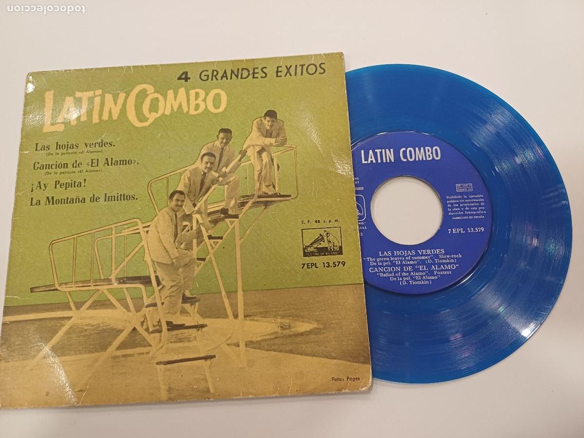 Discos de vinilo: LATIN/LAS HOJAS VERDES/SINGLE. - Foto 1