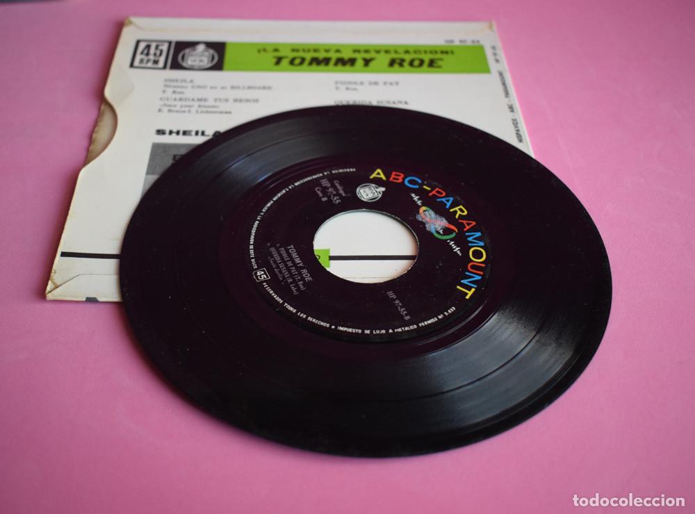 Discos de vinilo: Tommy Roe &ndash; Sheila + 3 - EP 1962 - Foto 5
