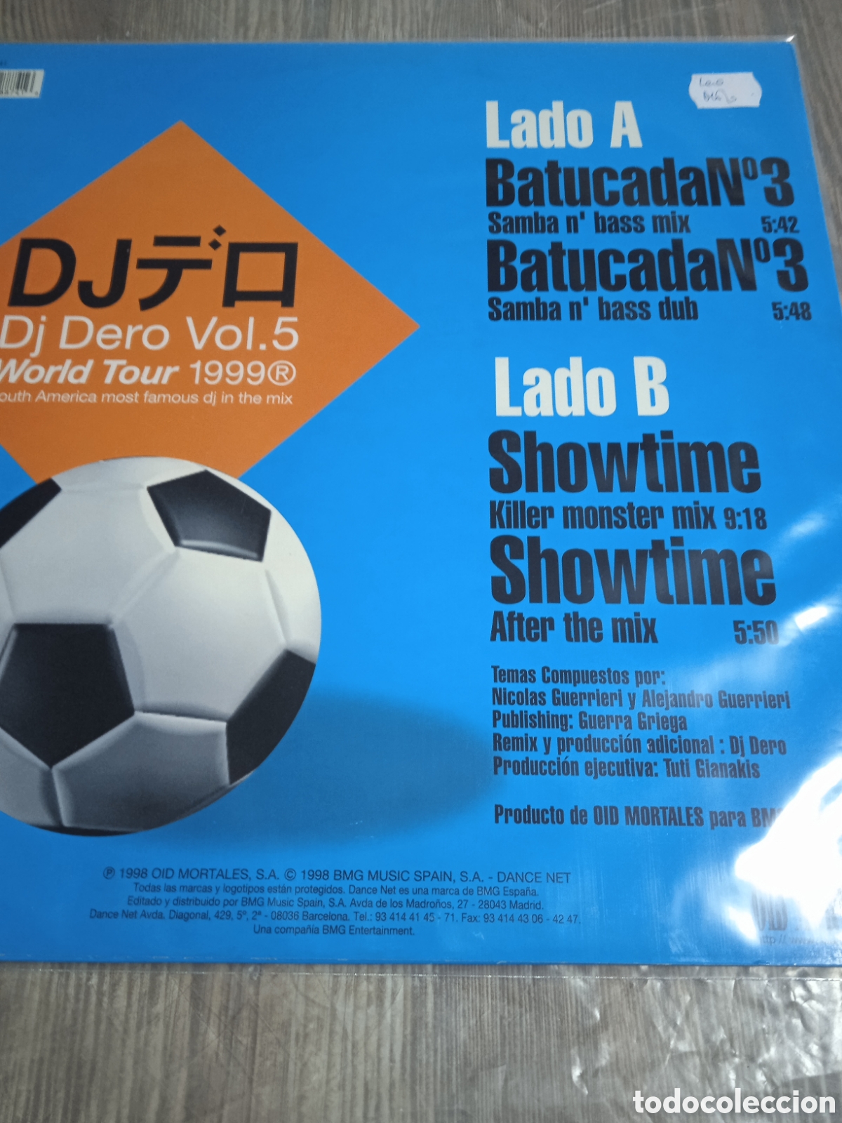 Discos de vinilo: Djdero-baticada n3 showtime - Foto 2