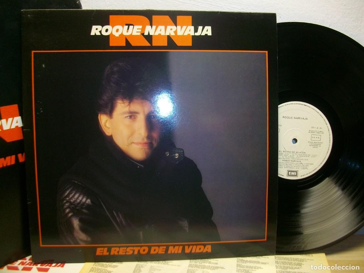 Discos de vinilo: Roque Narvaja &ndash; El Resto De Mi Vida LP PROMO - Foto 1
