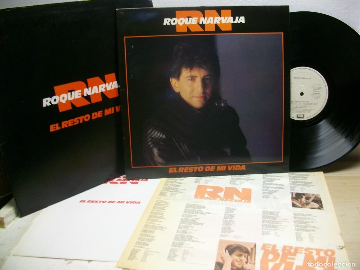 Discos de vinilo: Roque Narvaja &ndash; El Resto De Mi Vida LP PROMO - Foto 2