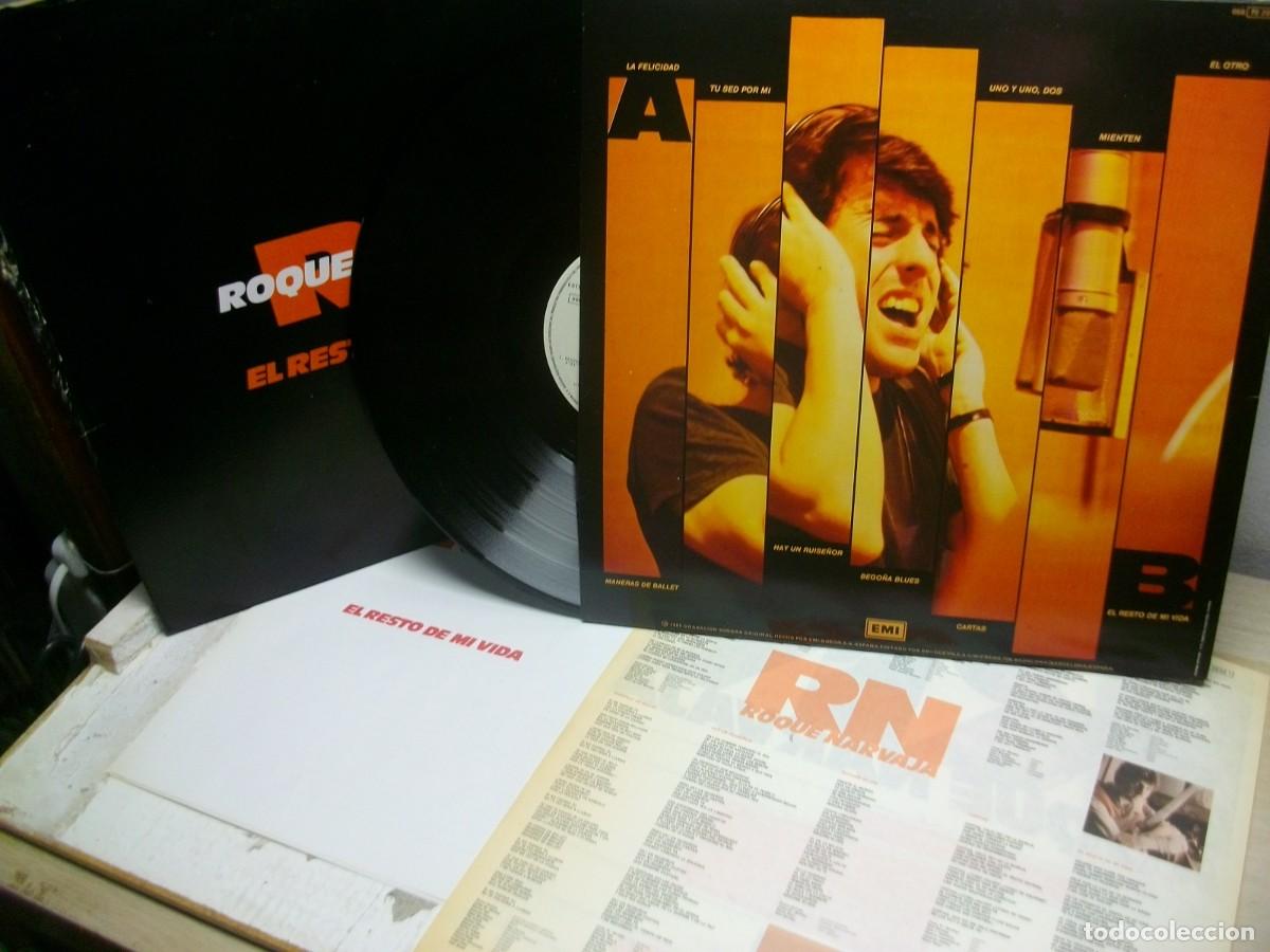 Discos de vinilo: Roque Narvaja &ndash; El Resto De Mi Vida LP PROMO - Foto 3