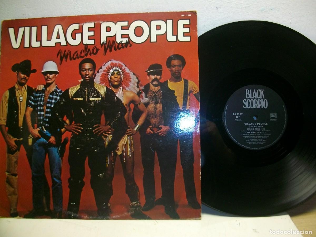 Discos de vinilo: VILLAGE PEOPLE MACHO MAN LP - Foto 1