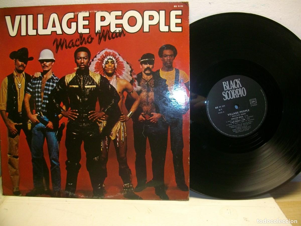 Discos de vinilo: VILLAGE PEOPLE MACHO MAN LP - Foto 2