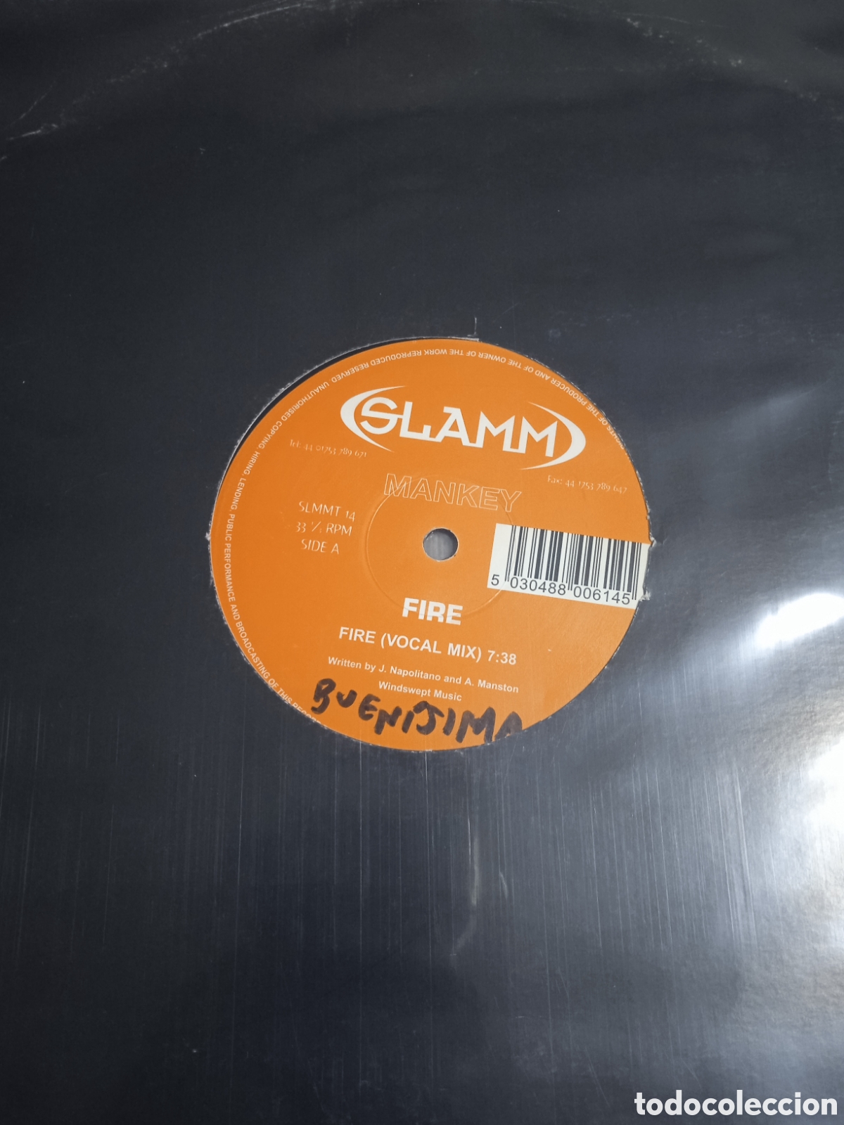 Discos de vinilo: Mankey - fire - slamm - Foto 1