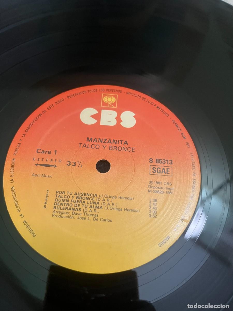 Discos de vinilo: Manzanita &lrm;&ndash; Talco Y Bronce - Foto 5