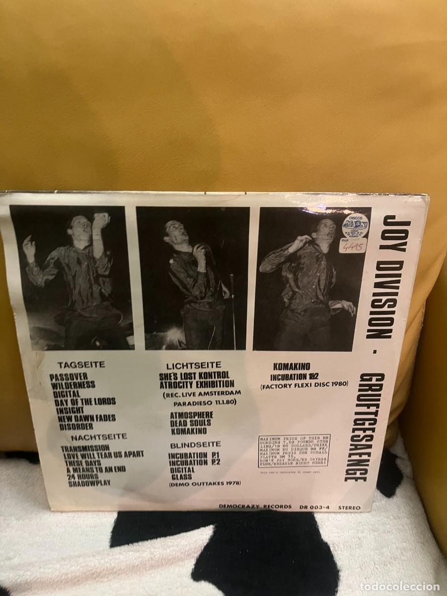 Discos de vinilo: Joy Division &ndash; Gruftgesaenge, Last Order - Foto 2