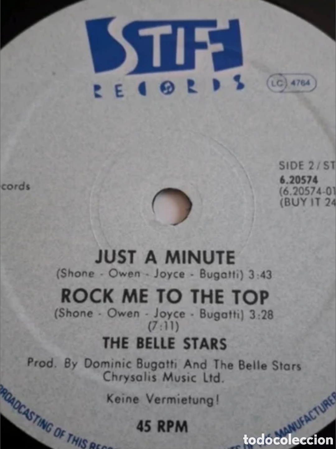 Discos de vinilo: Maxi single The Belle Stars. Sweet Memory - Foto 4