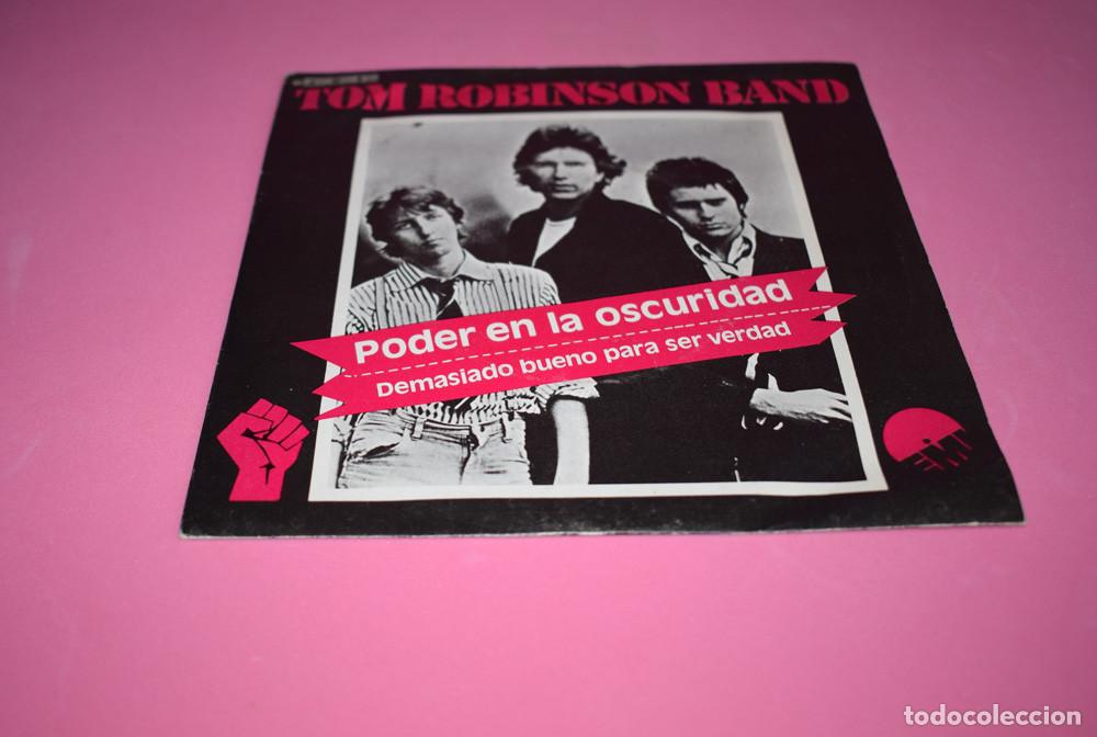 Discos de vinilo: Tom Robinson Band &ndash; Poder En La Oscuridad - SINGLE 1978 - Foto 1