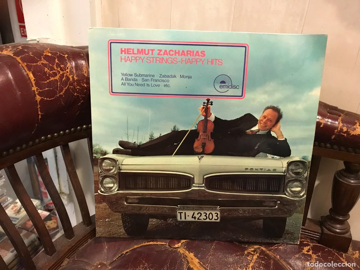 Discos de vinilo: LP. HELMUT ZACHARIAS. HAPPY STRINGS-HAPPY HITS - Foto 1