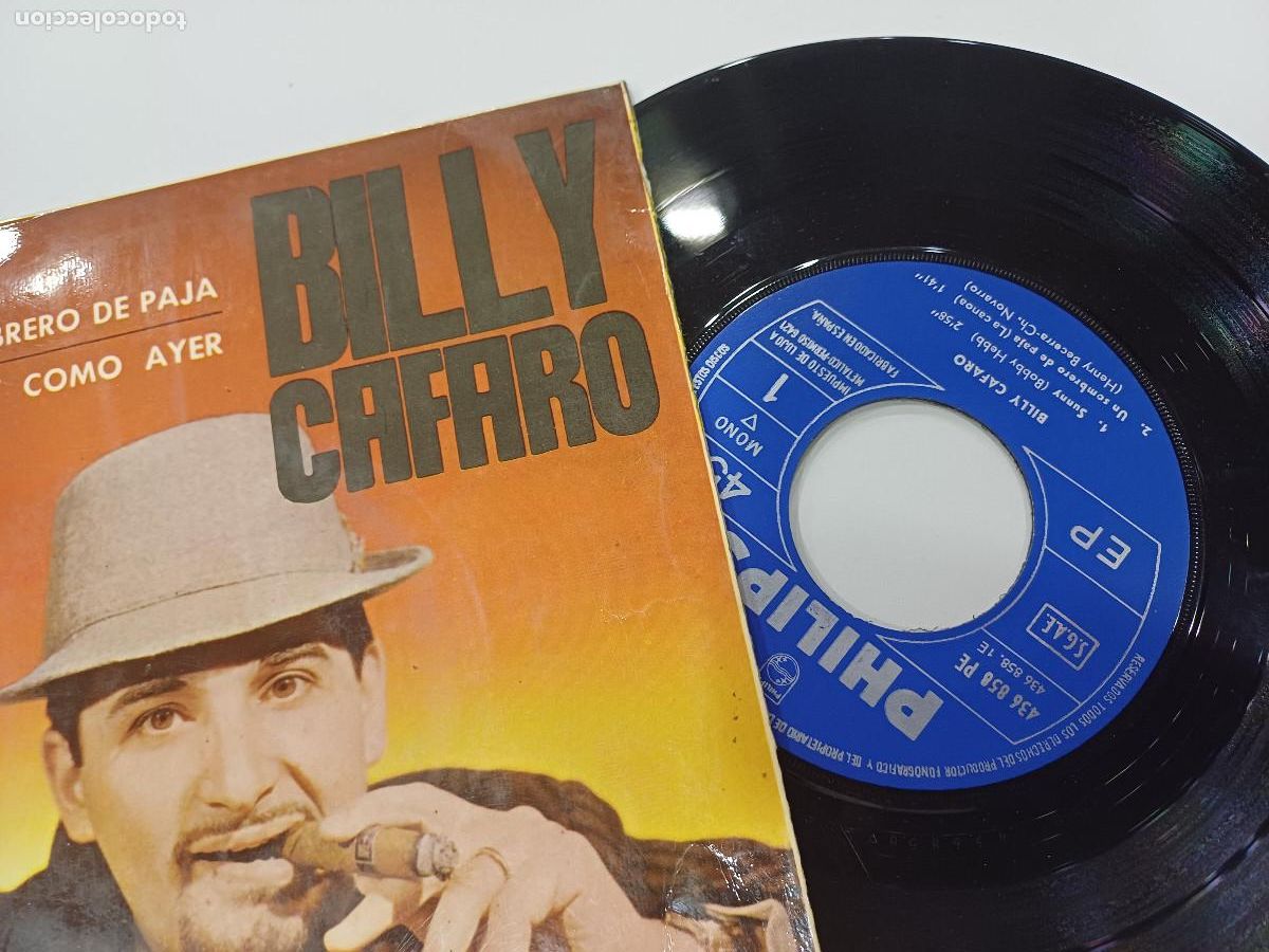 Discos de vinilo: BILLY CAFARO/SUNNY/SINGLE. - Foto 2