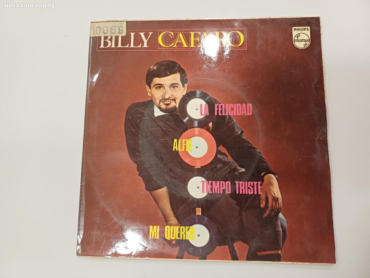 Discos de vinilo: BILLY CAFARO/LA FELICIDAD/SINGLE. - Foto 1