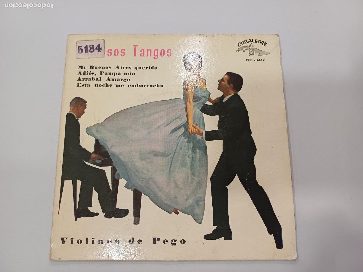 Discos de vinilo: VIOLINES DE PEGO/MI BUENOS AIRES QUERIDO/SINGLE. - Foto 1