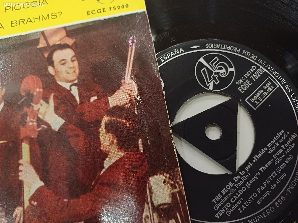 Discos de vinilo: FAUSTO PAPETTI/THE BLOW/SINGLE. - Foto 2