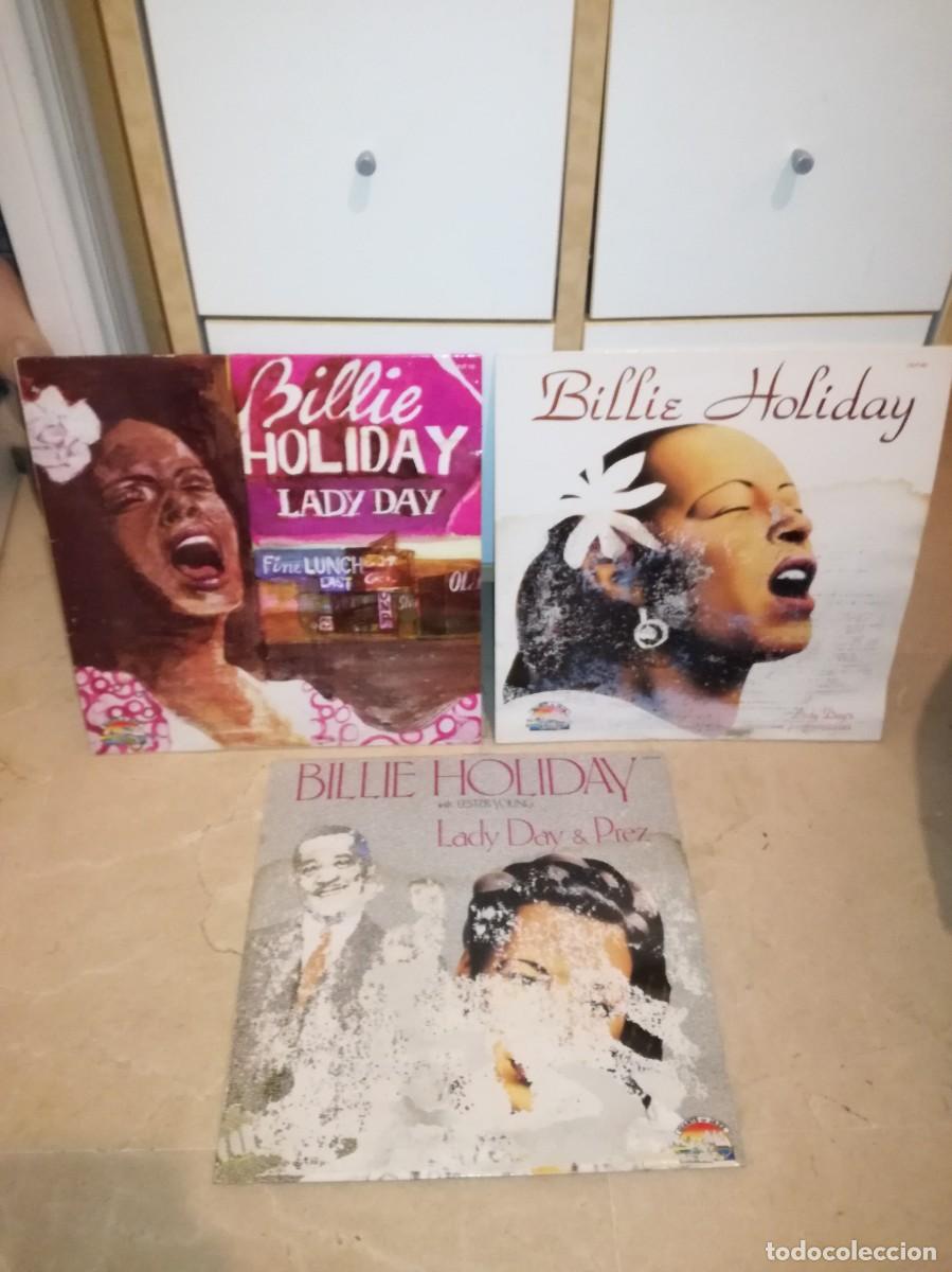 Discos de vinilo: LOTE DE 3 LPs DE BILLIE HOLIDAY - Foto 1