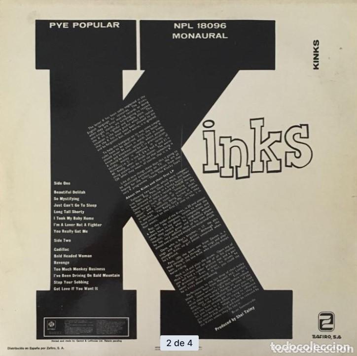 Discos de vinilo: The Kinks /// Espa&ntilde;a 1980. Vg++ - Foto 2