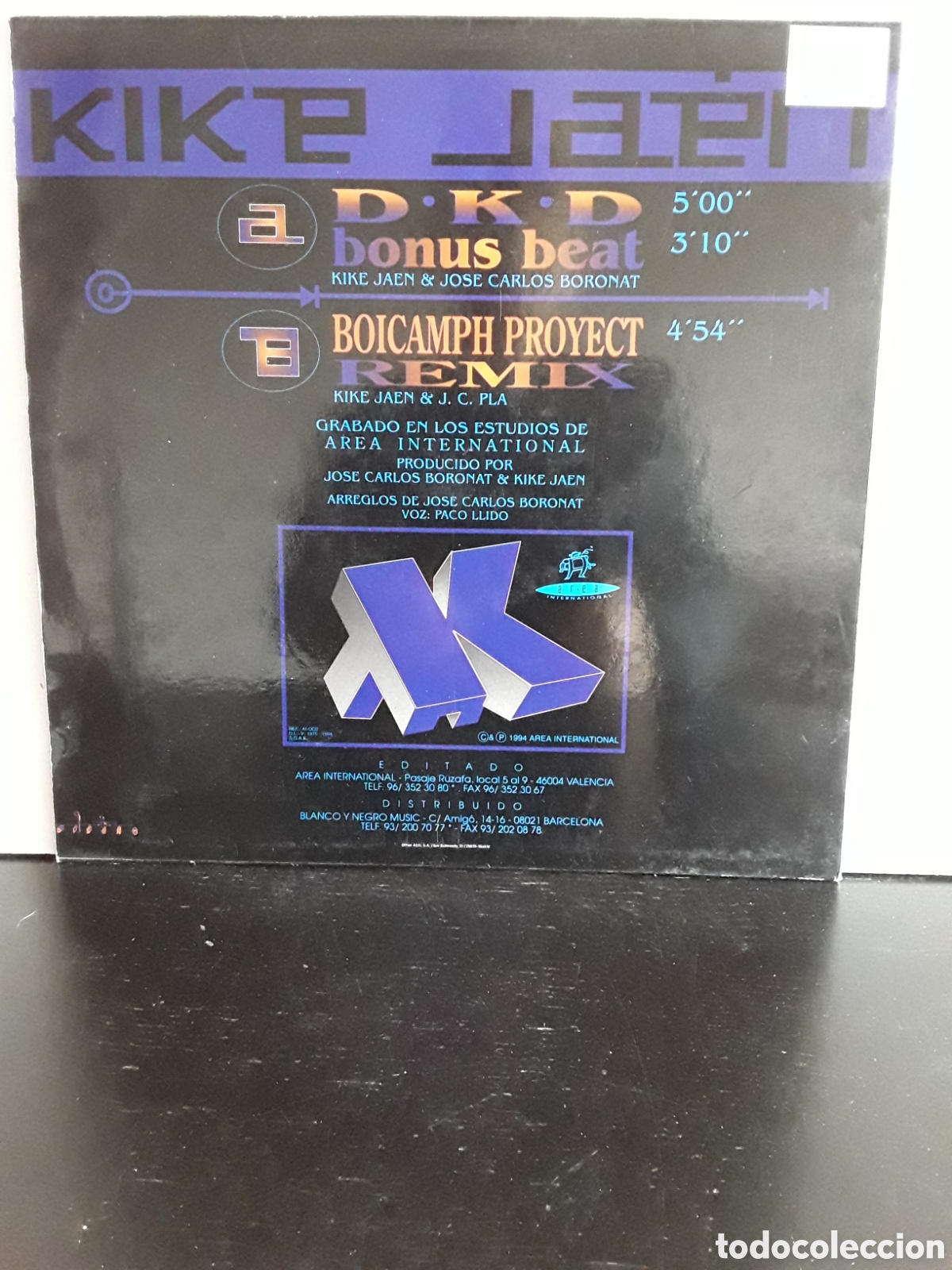 Discos de vinilo: Kike Ja&eacute;n &lrm;&ndash; D.K.D. / Boicamph Remix - Foto 2