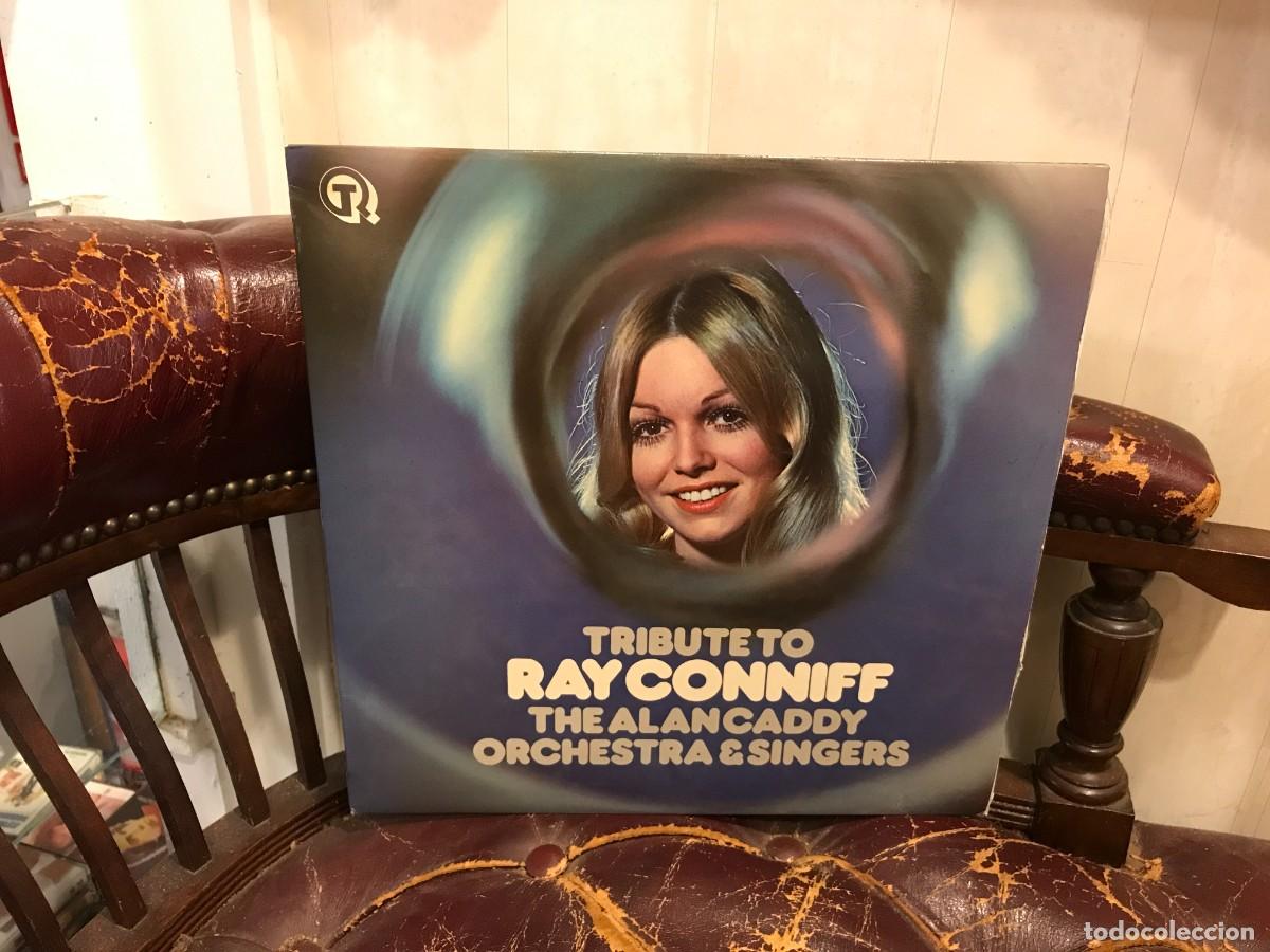 Discos de vinilo: LP. RAY CONNIFF. TTRIBUTE TO... THE ALAN CADDY ORCHESTRA & SINGERS. - Foto 1