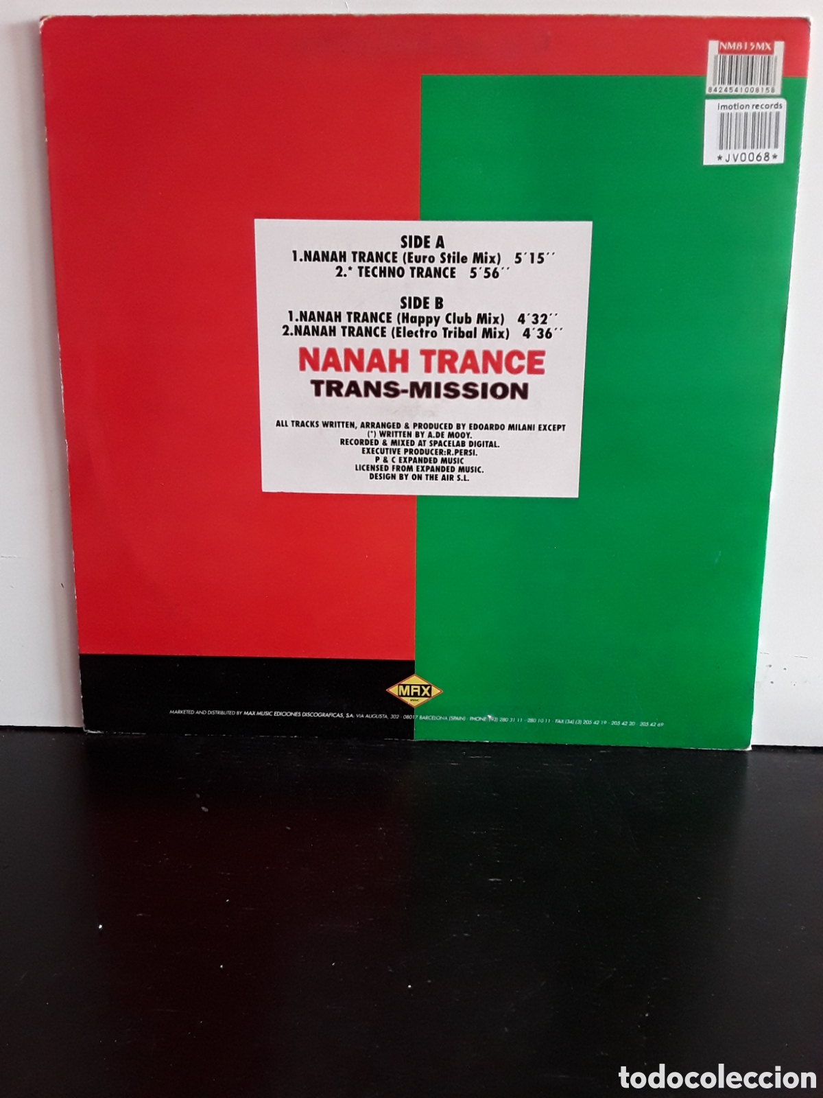 Discos de vinilo: Trans-Mission &lrm;&ndash; Nanah Trance - Foto 2