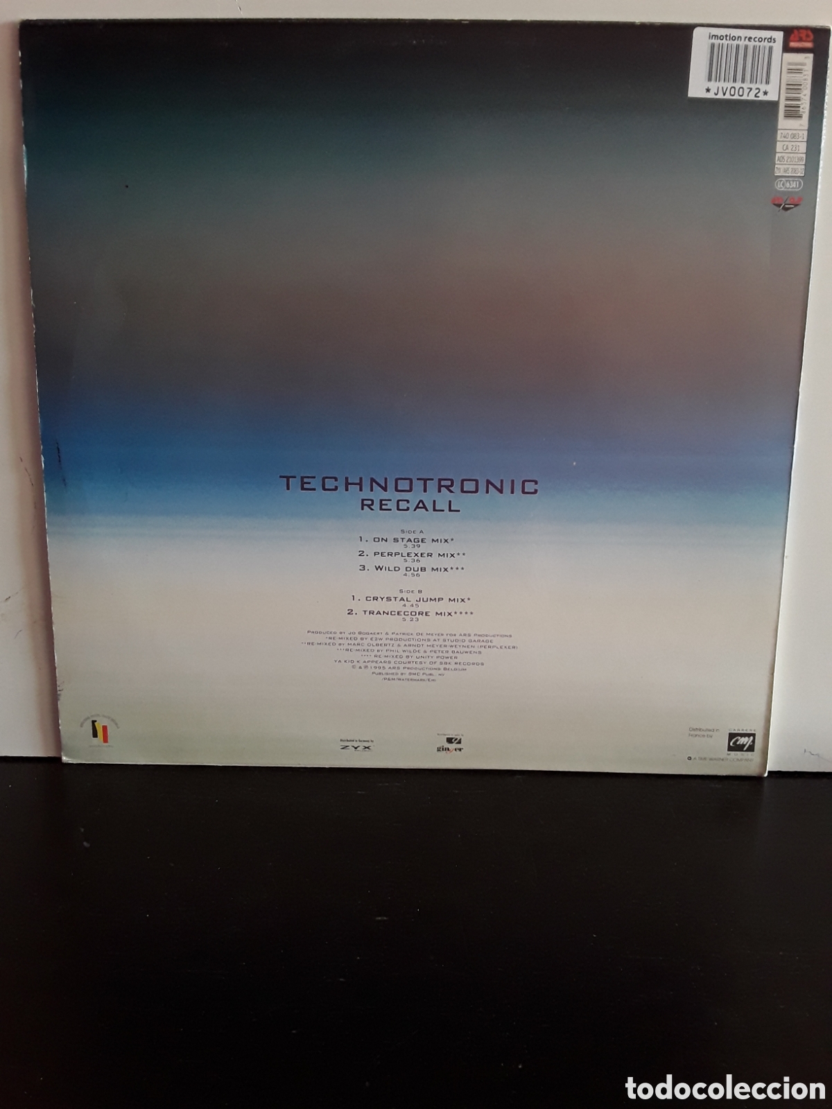 Discos de vinilo: Technotronic &lrm;&ndash; Recall - Foto 2