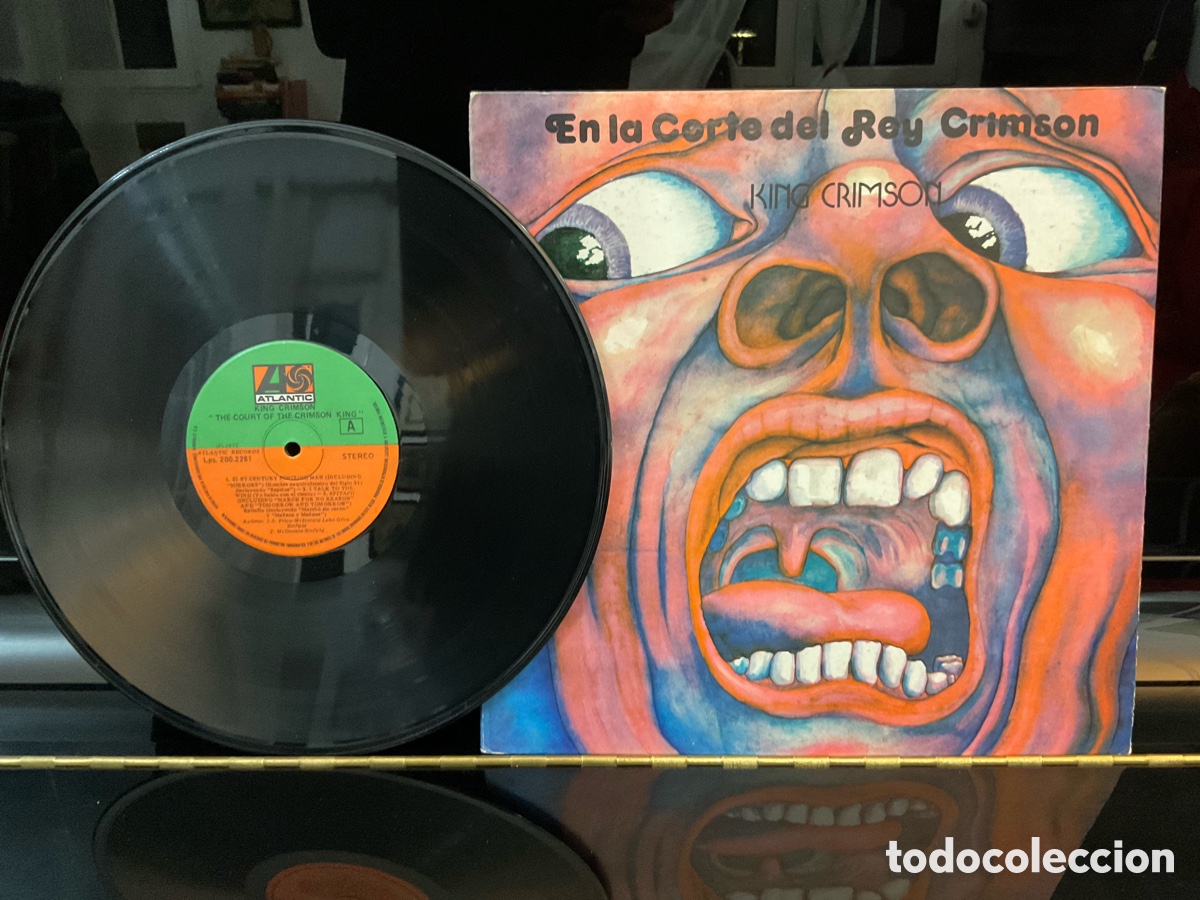 Discos de vinilo: KING CRIMSON, En La Corte Del Rey Crimson. RARO. - Foto 4
