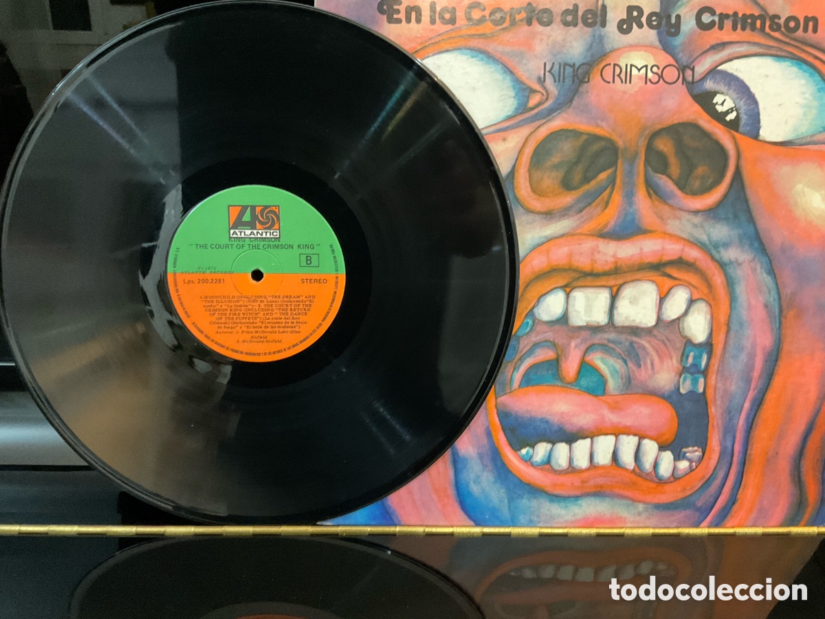 Discos de vinilo: KING CRIMSON, En La Corte Del Rey Crimson. RARO. - Foto 5