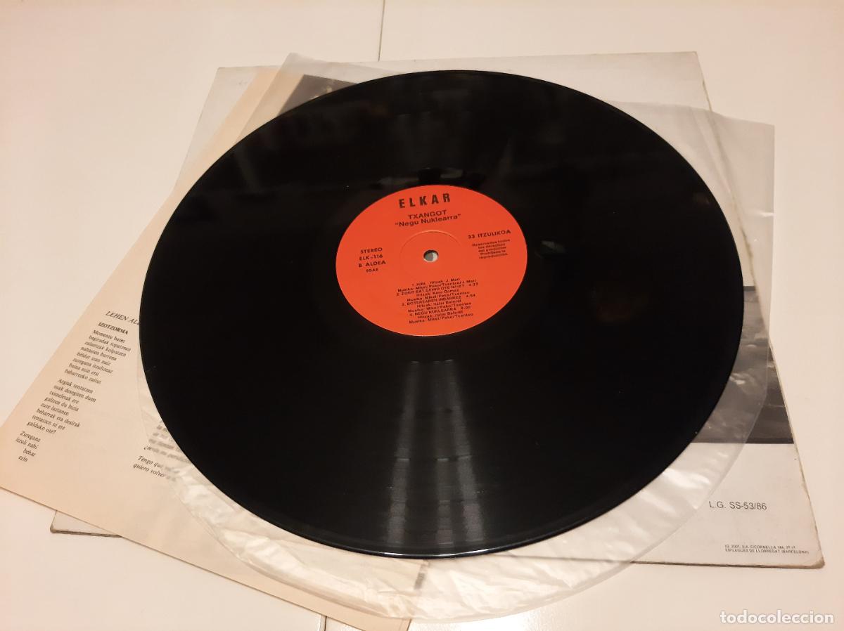 Discos de vinilo: TXANGOT -NEGU NUKLEARRA- (1986) LP DISCO VINILO - Foto 4