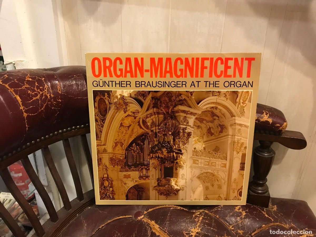 Disques de vinyle: LP. ORGAN-MAGNIFICENT. G&Uuml;NTHER BRAUSINGER AT THE ORGAN
