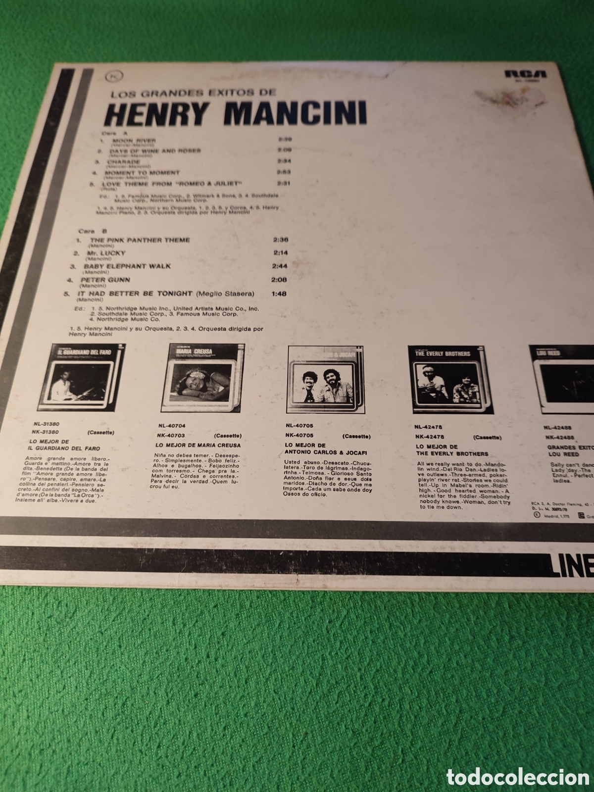 Discos de vinilo: Henry Mancini - Los grandes &eacute;xitos de - Foto 2