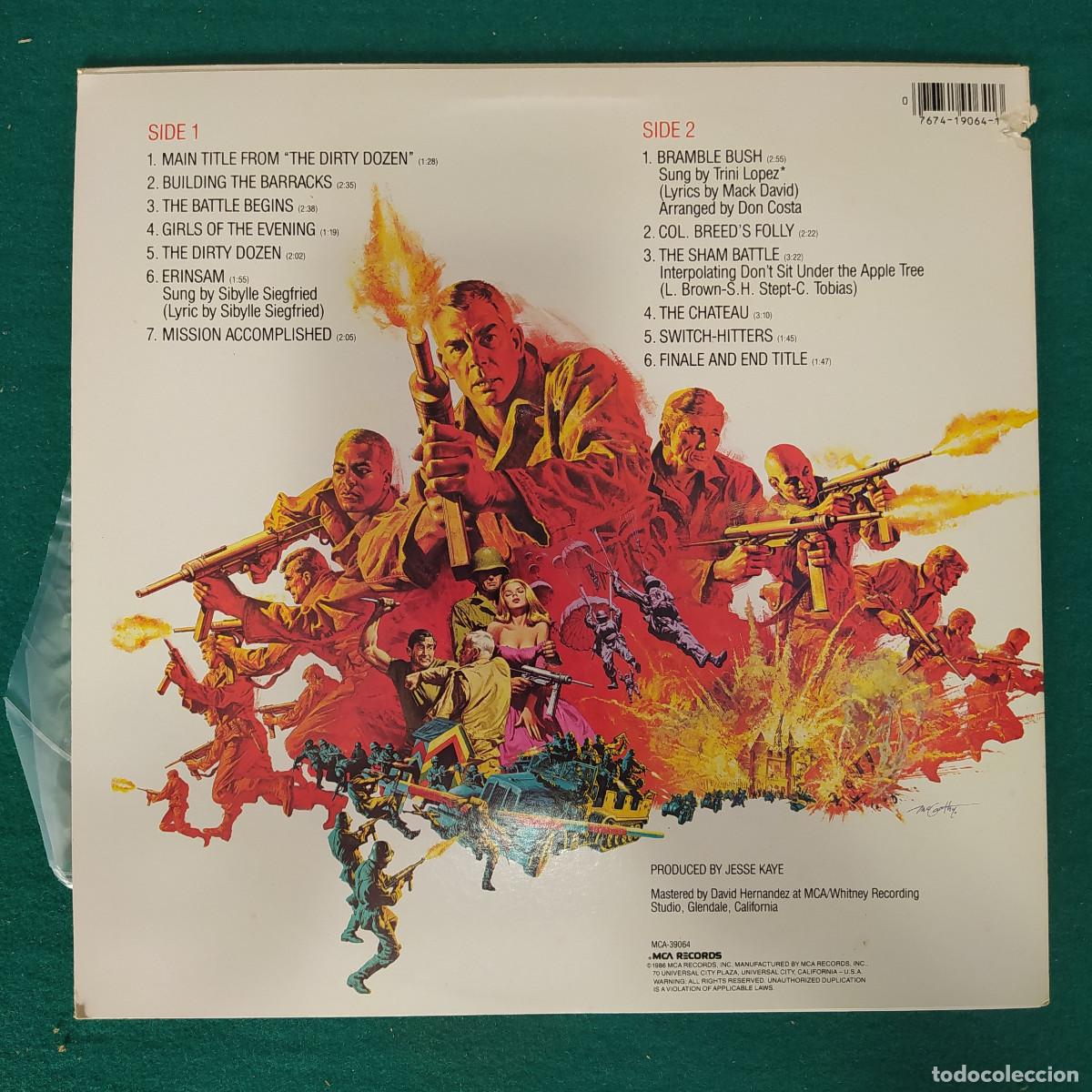 Discos de vinilo: Frank De Vol &ndash; The Dirty Dozen - Foto 2