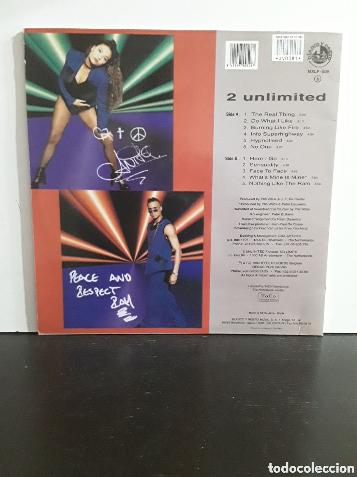 Discos de vinilo: 2 Unlimited &lrm;&ndash; Real Things - Foto 2