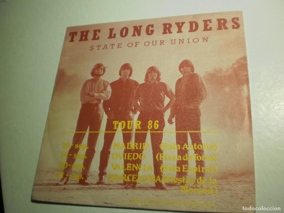Disques de vinyle: single promo the long ryders. state of our union. tour 86. island spain (seminuevo)