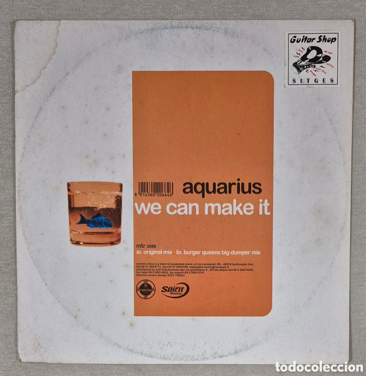 Discos de vinilo: MAXI - AQUARIUS - WE CAN MAKE IT - 1998 ITALIA - Foto 1