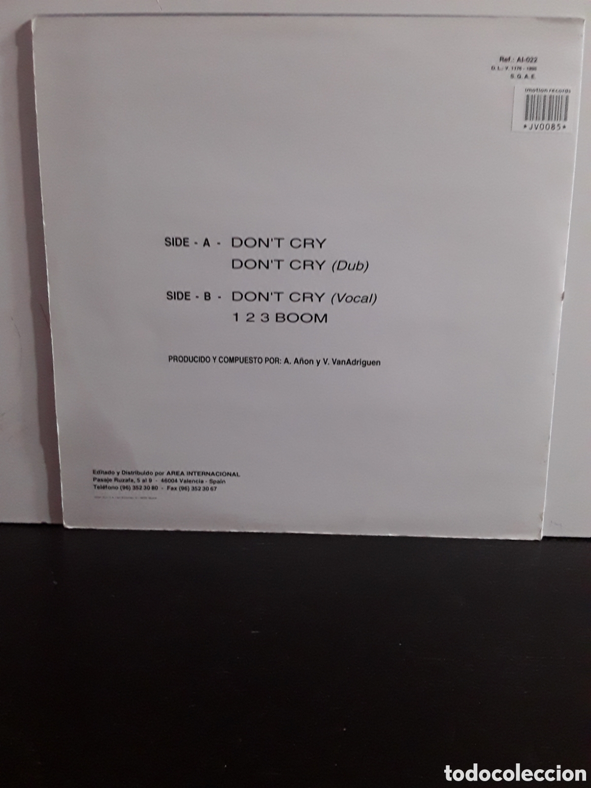 Discos de vinilo: Just Roses &lrm;&ndash; Dont Cry - Foto 2