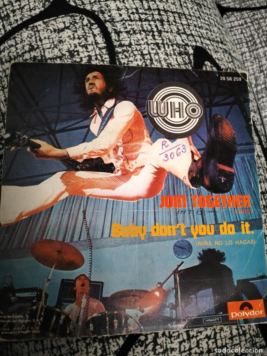 Discos de vinilo: The Who , join together single edici&oacute;n espa&ntilde;ola - Foto 2