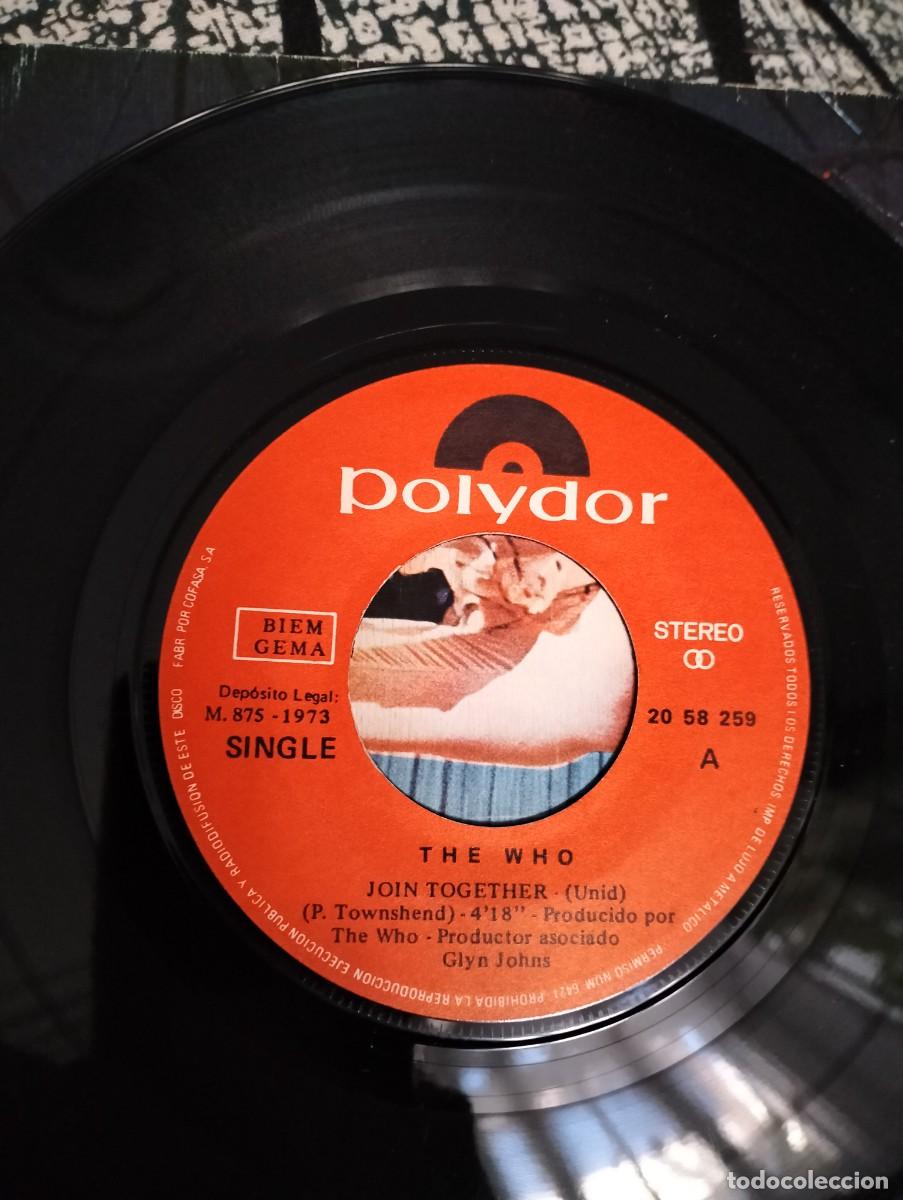 Discos de vinilo: The Who , join together single edici&oacute;n espa&ntilde;ola - Foto 3