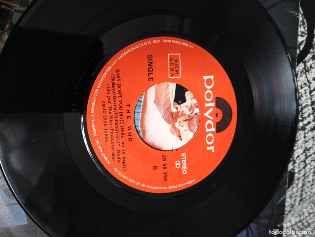 Discos de vinilo: The Who , join together single edici&oacute;n espa&ntilde;ola - Foto 4