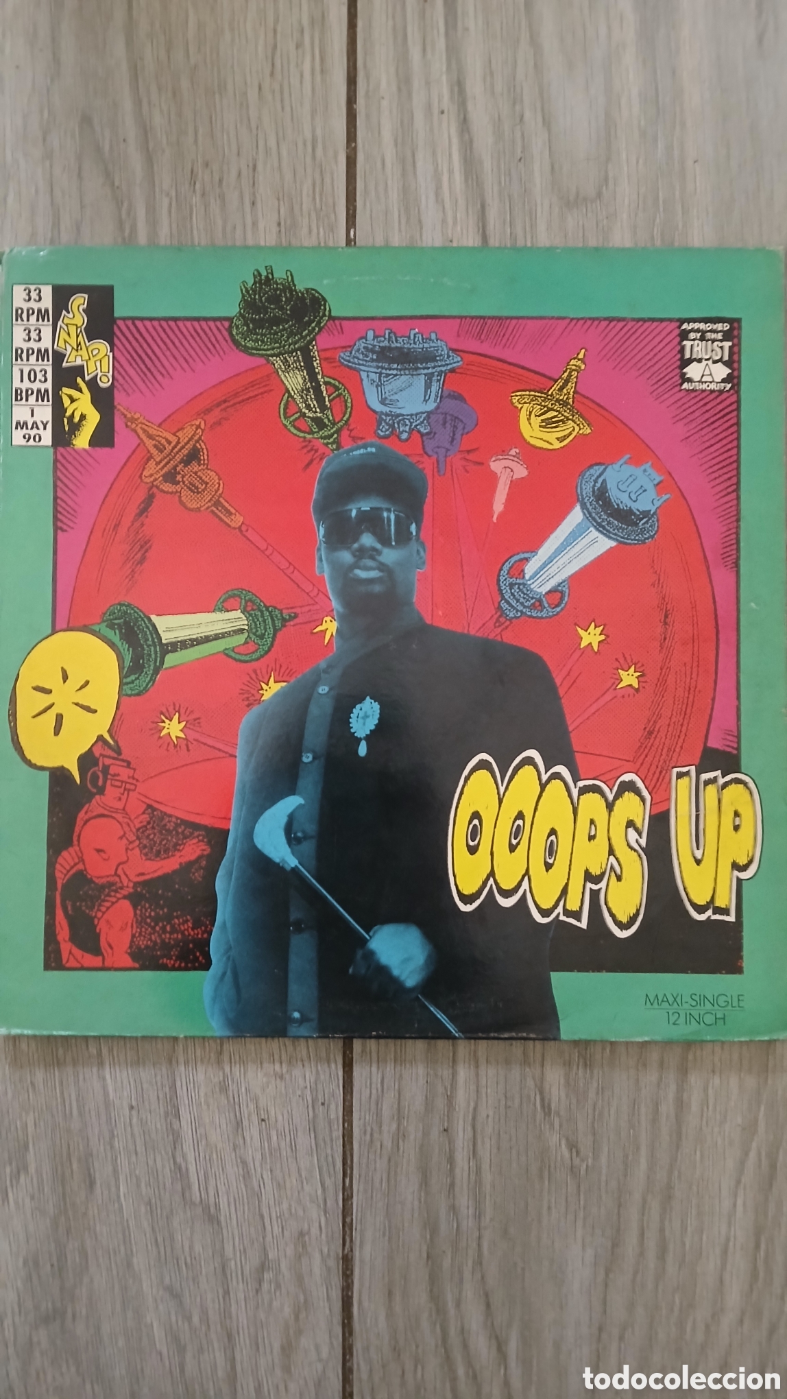 Discos de vinilo: SANP!-OOPS UP-MAXI- LOGIC RECORDS/ SPAIN- IB - Foto 1