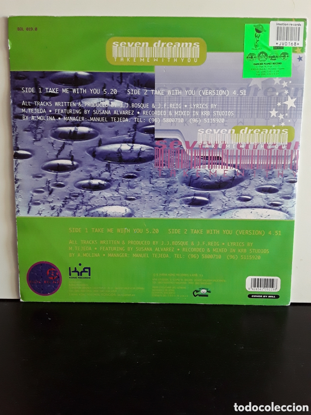 Discos de vinilo: Seven Dreams &lrm;&ndash; Take Me With You - Foto 2