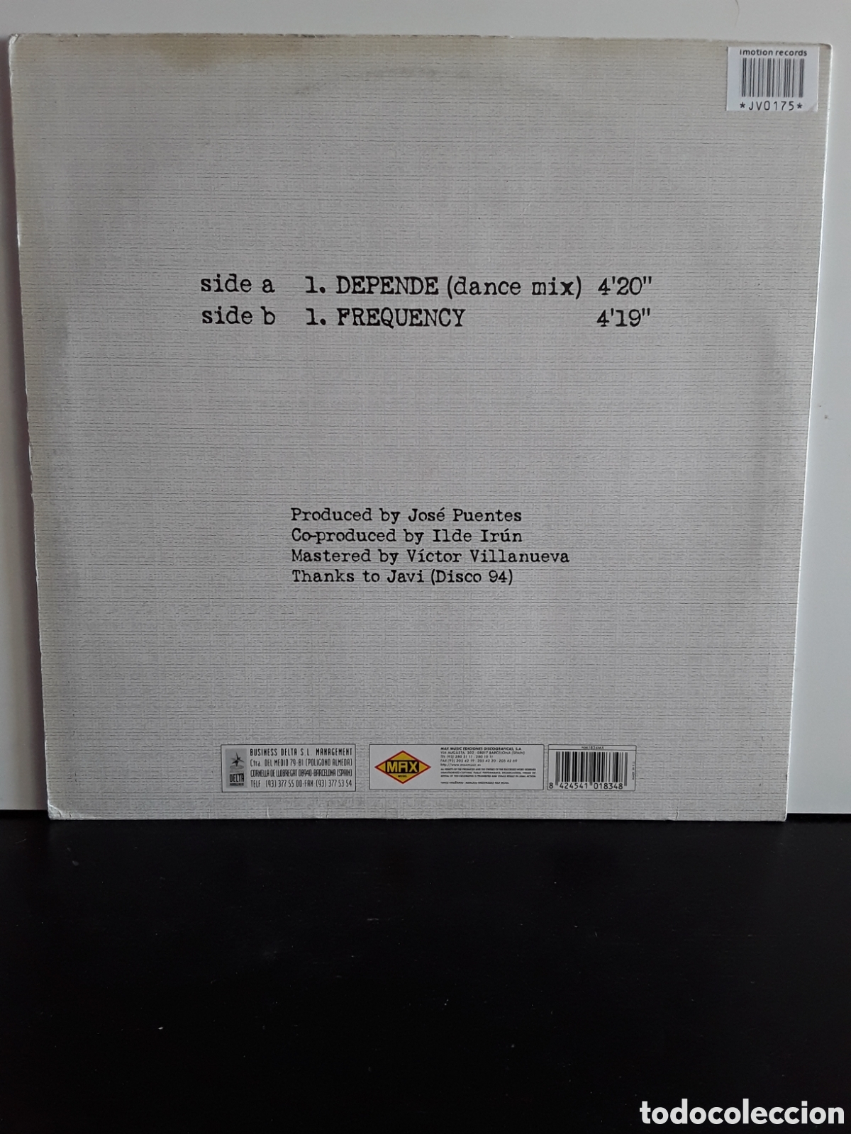 Discos de vinilo: Jarabe Latino &lrm;&ndash; Depende - Foto 2